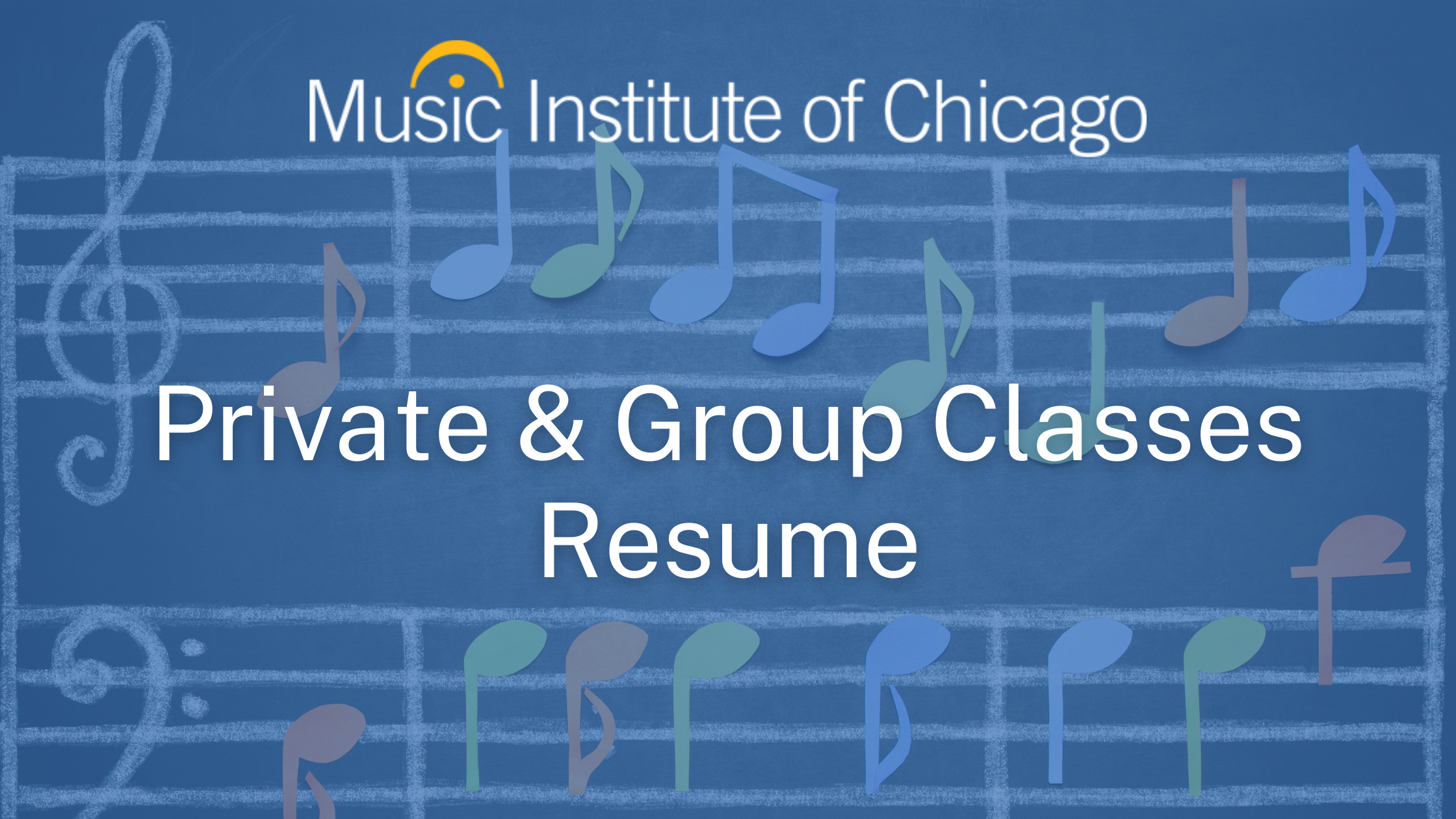 Spring private instruction, group classes and ensembles resume