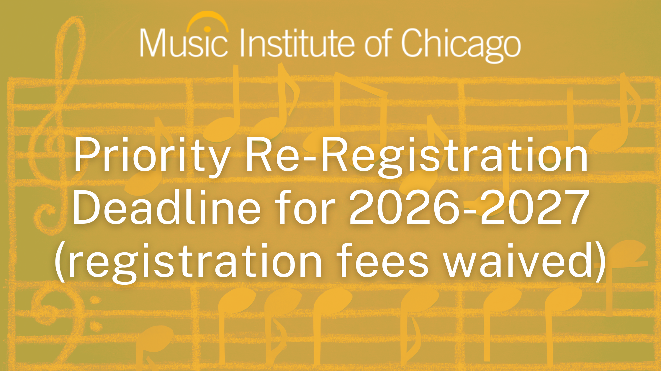 Priority Re-registration deadline for 2025-2026