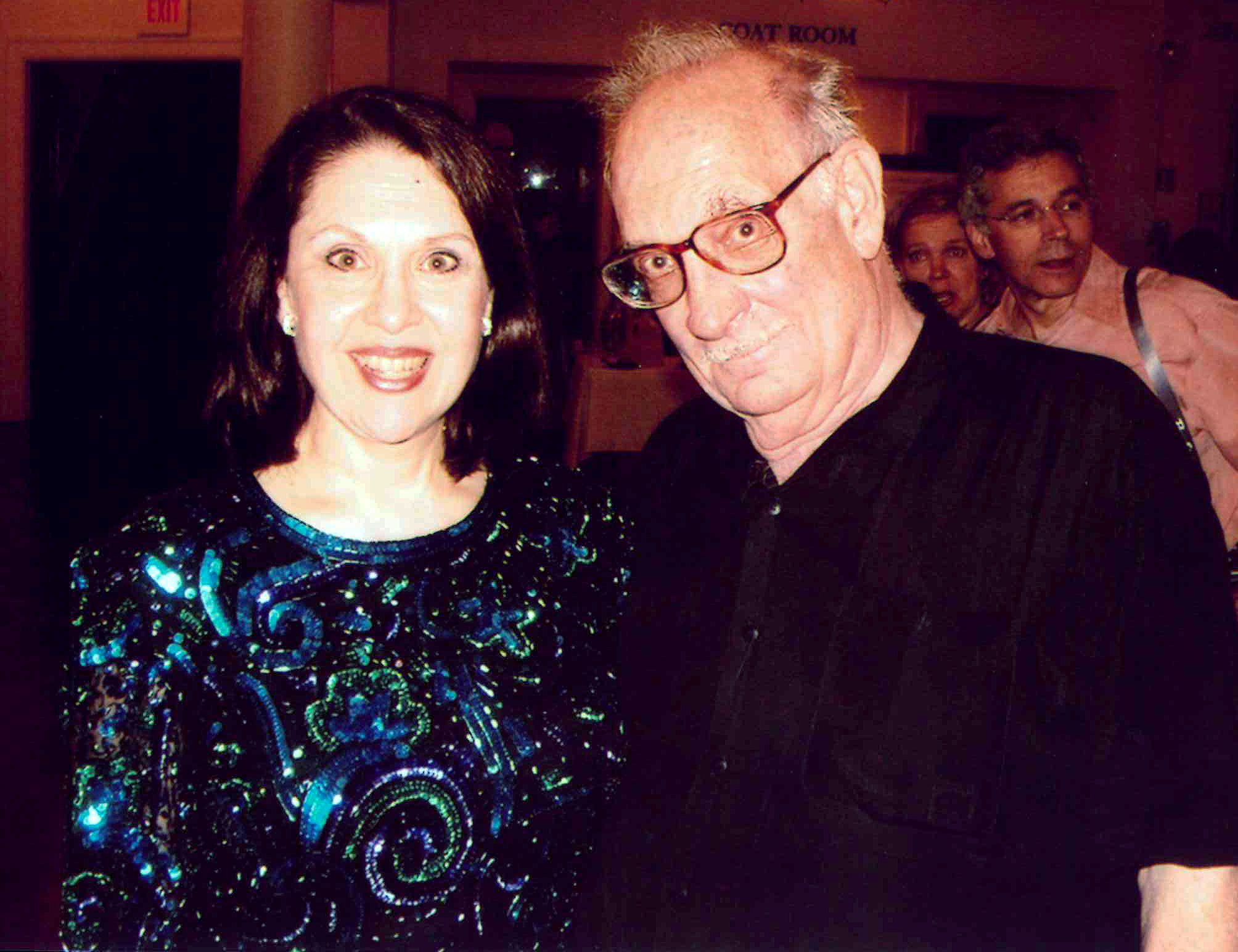 Barbara Ann Martin and George Crumb at Nichols Concert Hall 2003