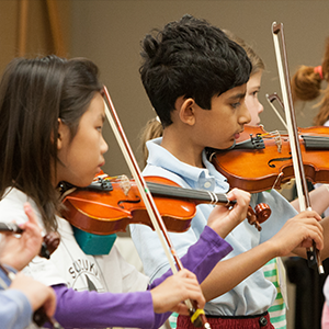 Chicago Suzuki Institute violinists