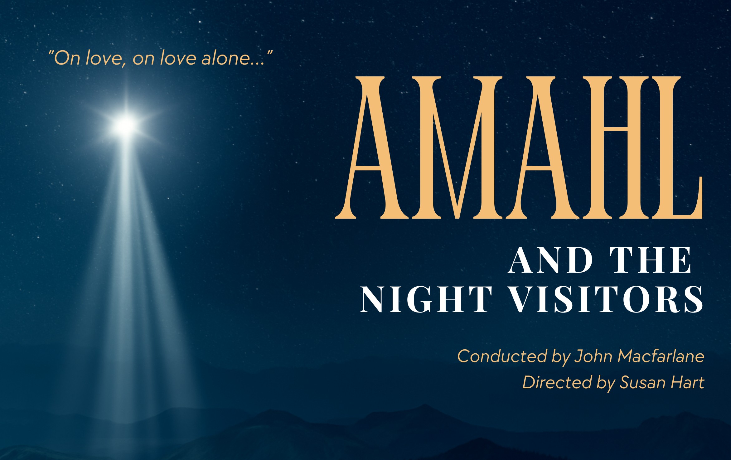 Amahl and the Night Visitors at Nichols Concert Hall