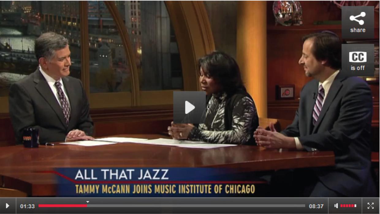 Chicago Tonight Features Tammy McCann and Jazz at MIC