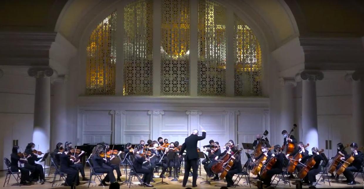 Academy Orchestra with violinist Almita Vamos