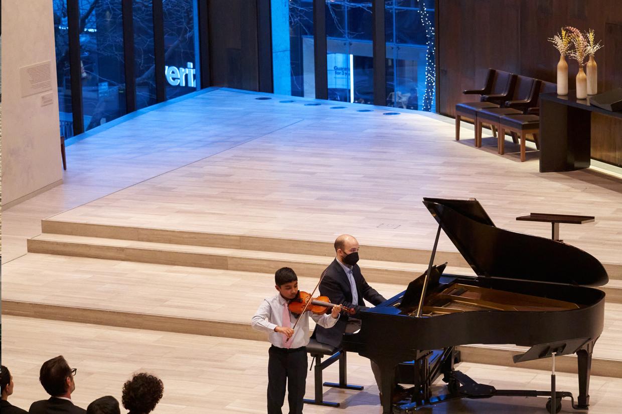 MIC student recital at Gratz Center, Chicago