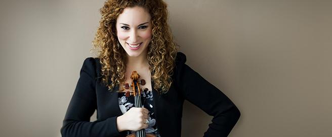 Ilana Setapen, violin with the Academy Orchestra