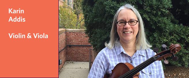 Teacher Spotlight on Karin Addis, Suzuki violin & viola