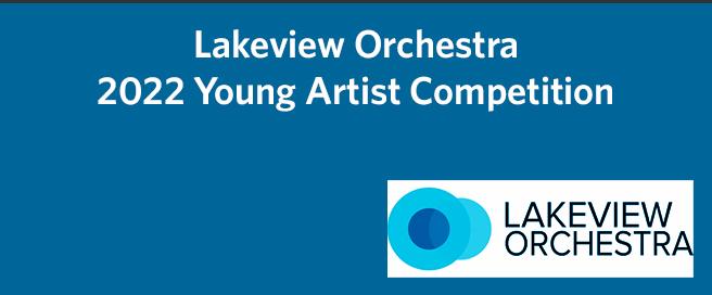 Lakeview Orchestra 2022 Young Artist Competition - January 2022