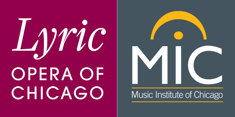 Lyric Opera of Chicago and Music Institute of Chicago Logos