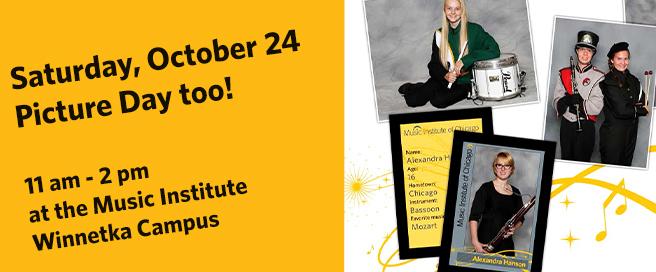 Picture Day too!  ~ Saturday, October 24