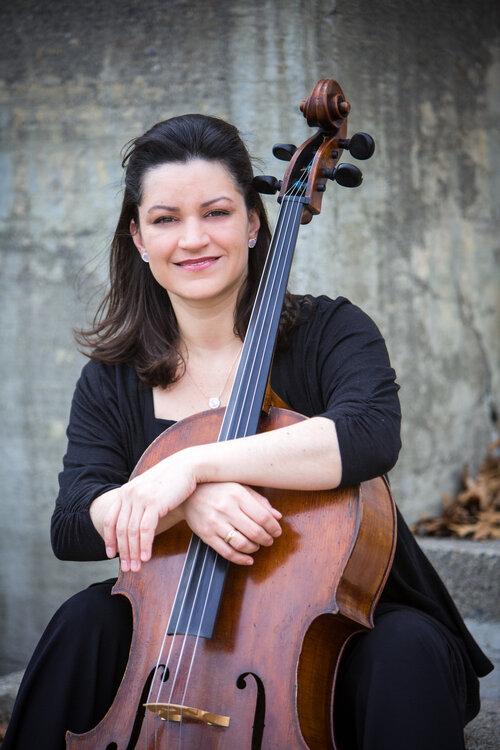 Music Institute Cello Faculty member, Bianca d'Avila do Prado