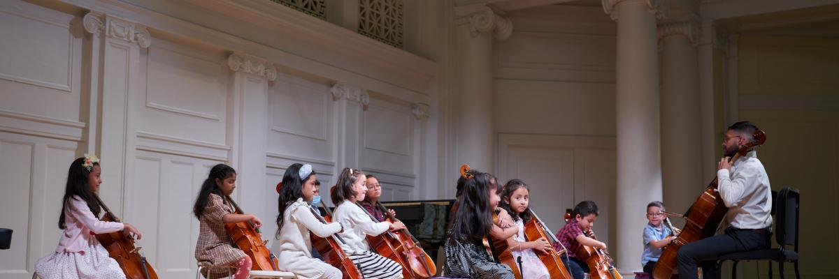 Music Institute Chicago Kids Playing Cellos