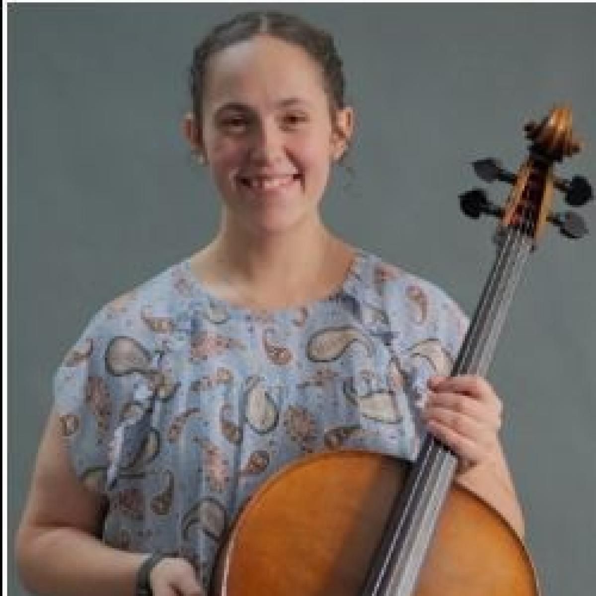 Grace Raper, Music Institute Cello Faculty member