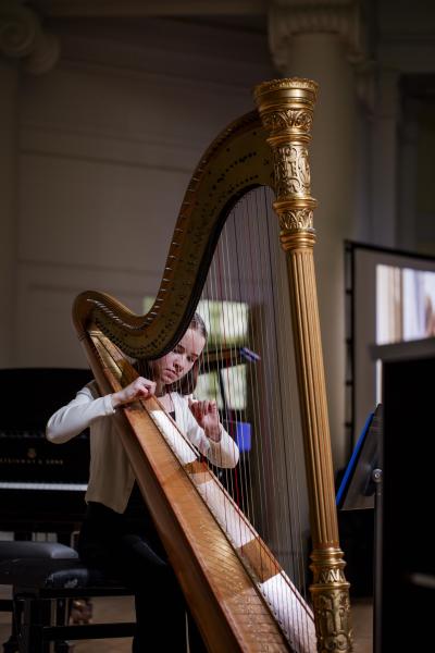 MIC harpist Grace McLaughlin