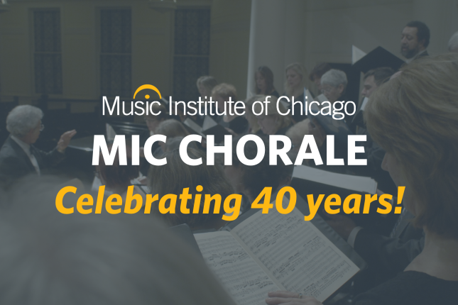 The MIC Chorale Celebrates 40 years!