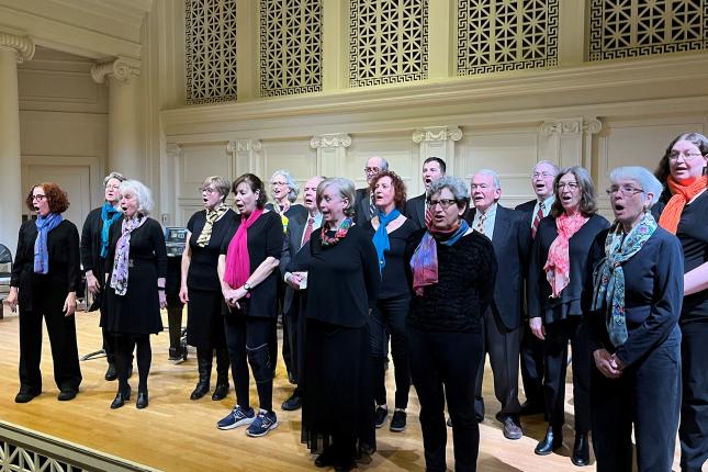 MIC Chorale sings at Nichols Concert Hall
