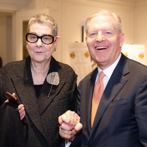 Coporate Sponsorship at the Music Institute of Chicago. Dave Blowers of Northern Trust at the 2025 MIC Annual Gala (r). 
