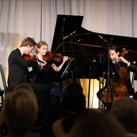 Seraphim String Quartet:  Clark Snavely (New Berlin, WI), Sasha Varchenko (Bloomington, IN), Serge Kalinovsky (Bloomington, IN), and Tristan Zhu (Chicago).