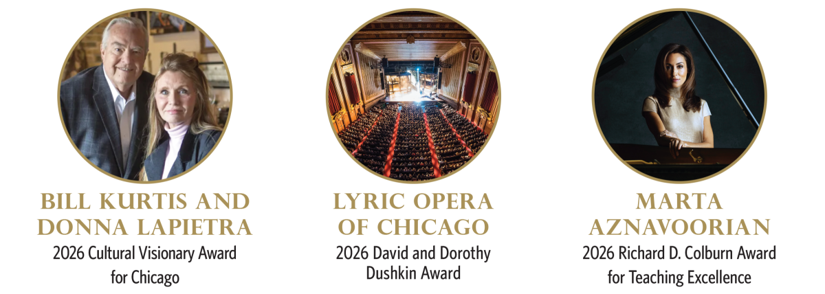Music Institute of Chicago 2026 Gala Honorees