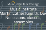 Music Institute observes Martin Luther King, Jr. Day