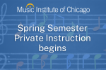 Music Institute Spring Semester Begins