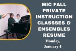 MIC Fall Semester Resume