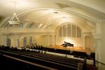 Interior Nichols Concert Hall - duo piano