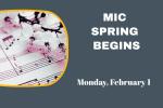 MIC Spring Semester 2027 Begins