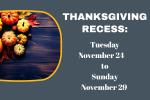 MIC Thanksgiving recess - Nov 24-29